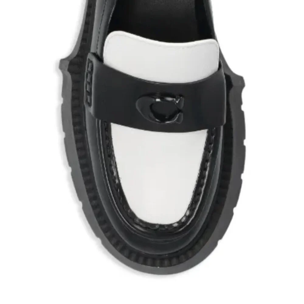 coach leah platform loafers new nobox - Picture 3 of 5